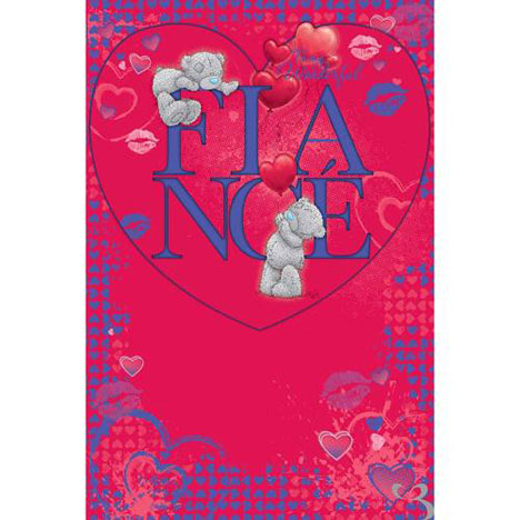 Fiance Me to You Bear Valentines Day Card £3.79